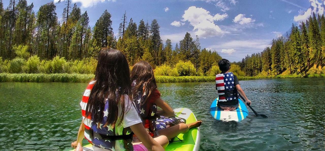Bend-Sunriver Camping Resort 24 Ft. Yurt 12 Dış mekan fotoğraf